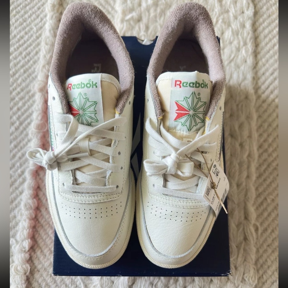 Unisex Size 6.5 - Reebok Club C 85 Vintage Chalk Taupe